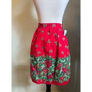 Vintage inspired Christmas Holiday‎  apron whimsi retro red green festive